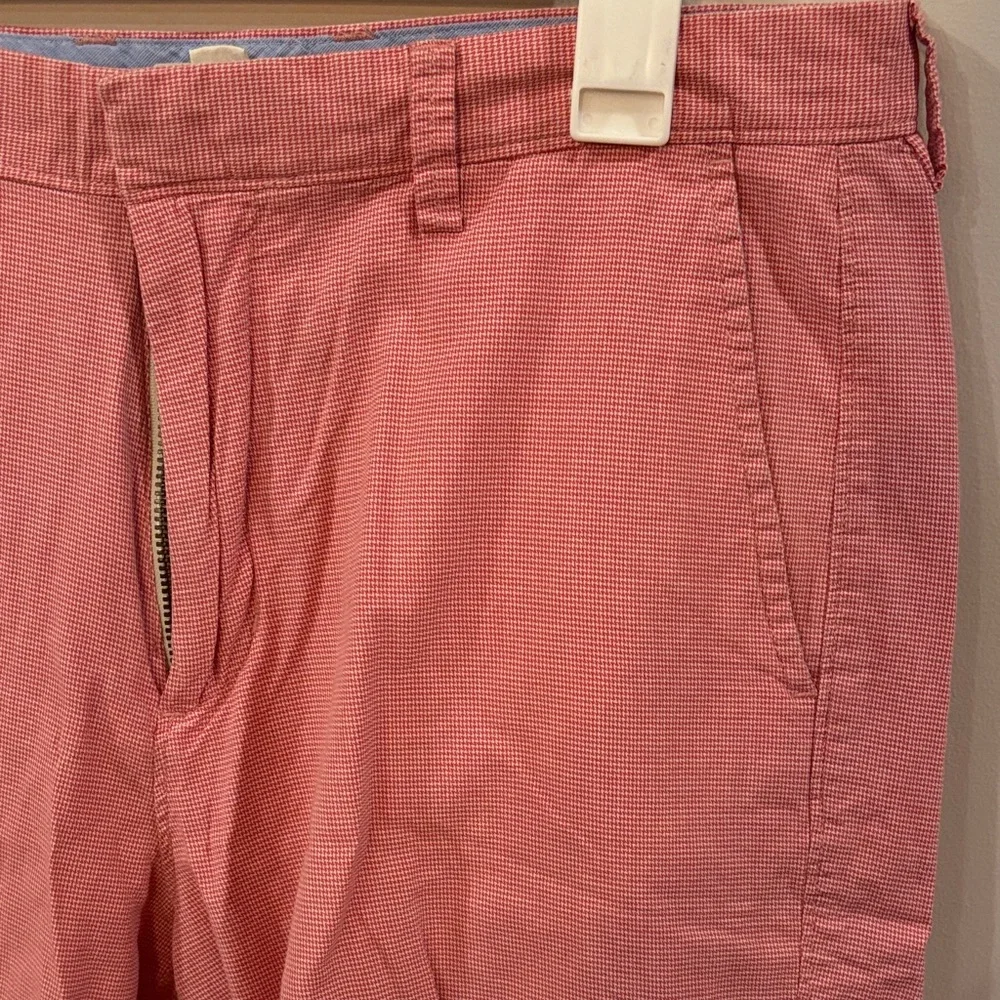 J Crew Salmon/Pink Flat Front Dress Shorts Men's 33W